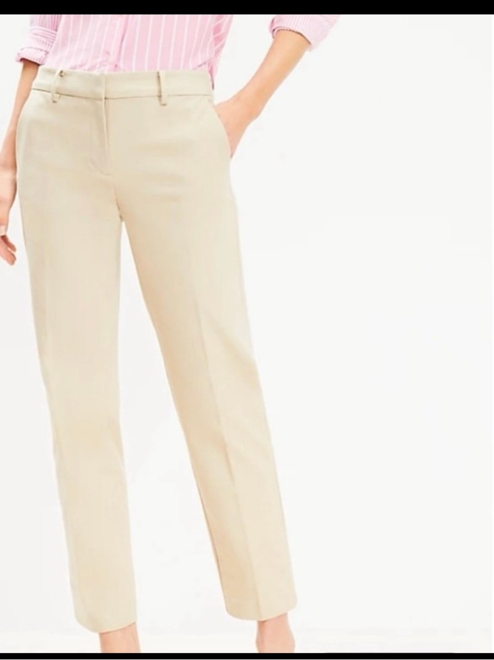 Loft Cream/ Light Beige Marissa Fit Riviera pant